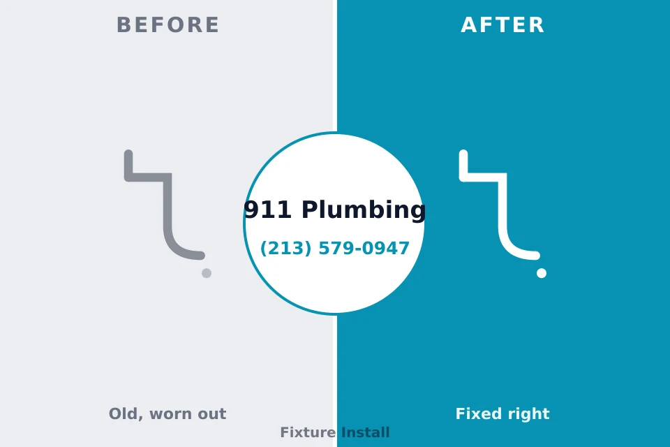 Before and after: plumbing repair Floral City, FL